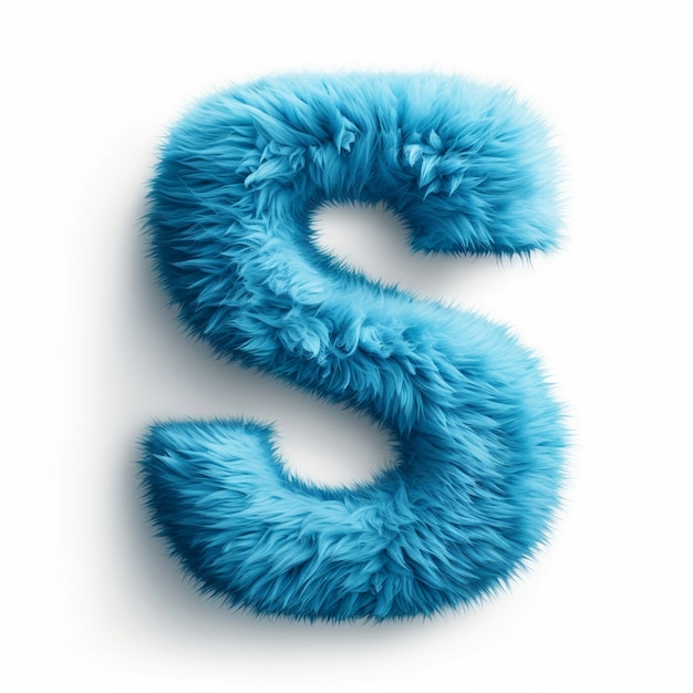 Free Photo 3d rendering of letter s