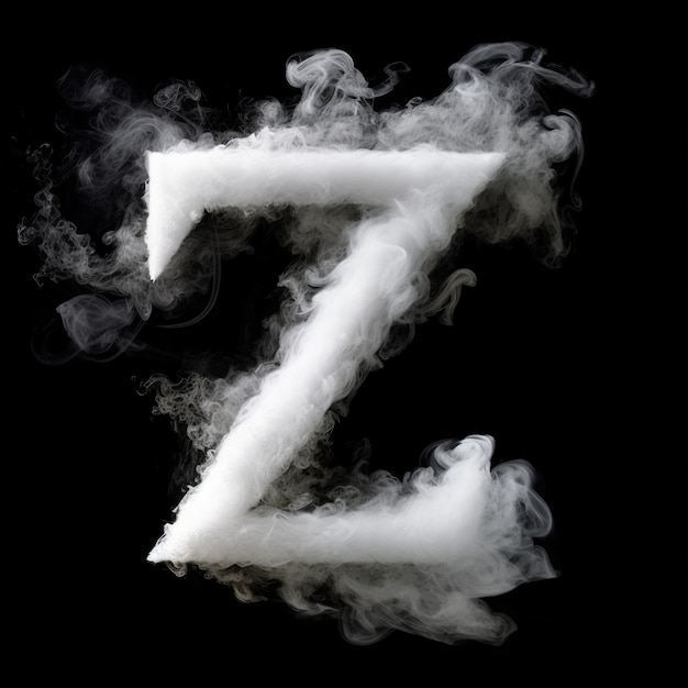 Free photo 3d rendering of letter z