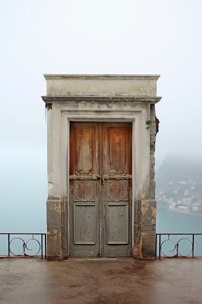 Free Photo 3d rendering of mediterranean door