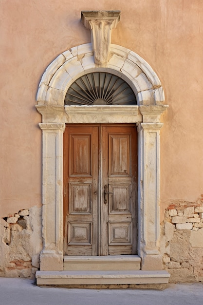 Free Photo 3d rendering of mediterranean door