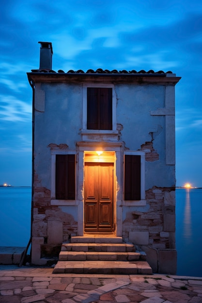 Free Photo 3d rendering of mediterranean door