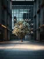 Free photo 3d rendering of money tree