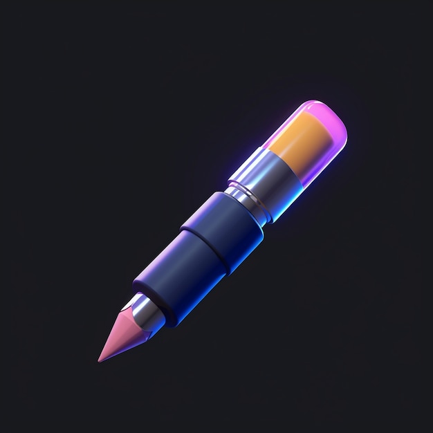 Free Photo 3d rendering of pen ai generated