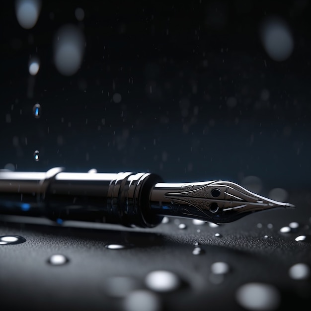 Free photo 3d rendering of pen ai generated