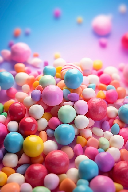 3d rendering of a pile of sweets