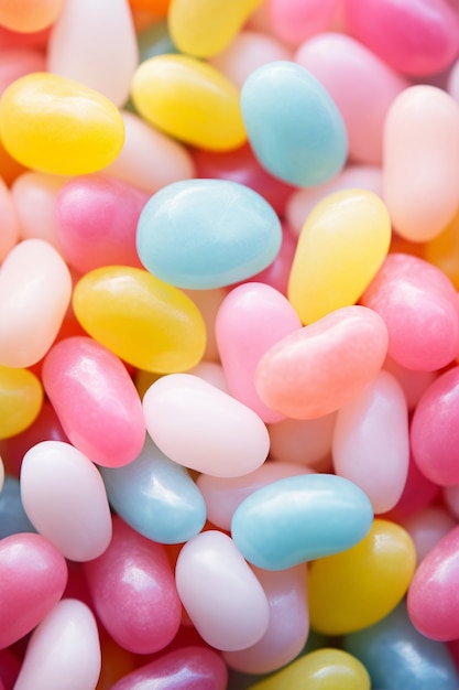 Free photo 3d rendering of a pile of sweets