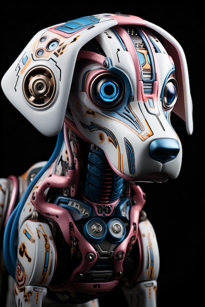 3d rendering of robotic dog