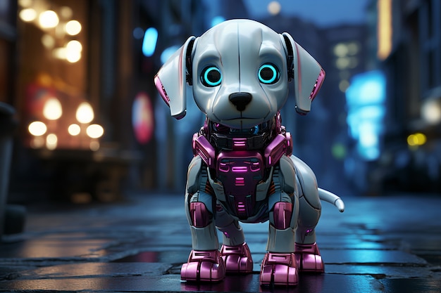 Free Photo 3d rendering of robotic dog