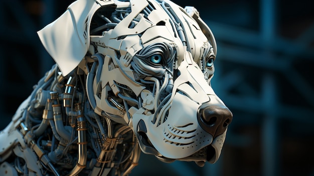 Free Photo 3d rendering of robotic dog