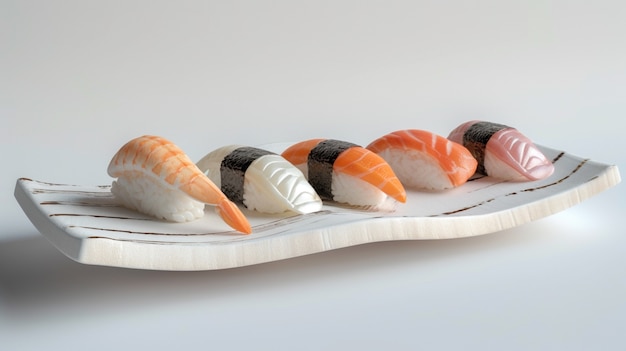 3d rendering of sushi