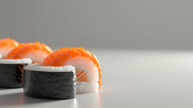 Free Photo 3d rendering of sushi