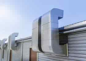 Free photo 3d rendering of ventilation system