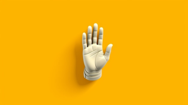 Free Photo 3d rendering of white hands