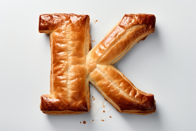 Free Photo 3d representation of the letter k