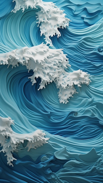 3d sea landscape