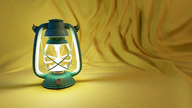 Free photo 3d view of lantern