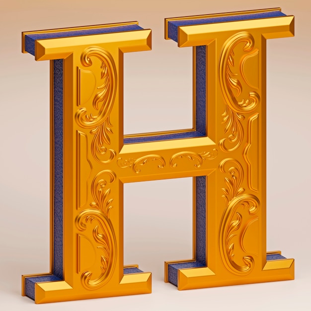 Free photo 3d view of letters of the alphabet