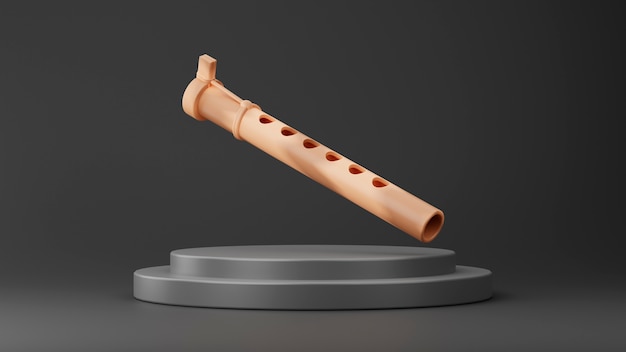 3d view of musical instrument