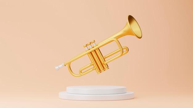 3d view of musical instrument