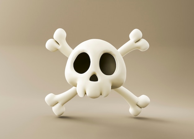 Free Photo 3d view of skull