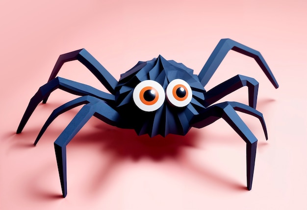 Free photo 3d view of spider