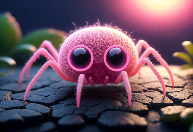 Free Photo 3d view of spider