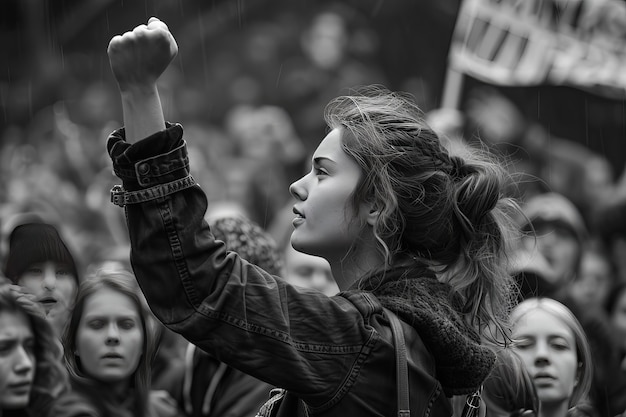 Free photo 8m women strike movement