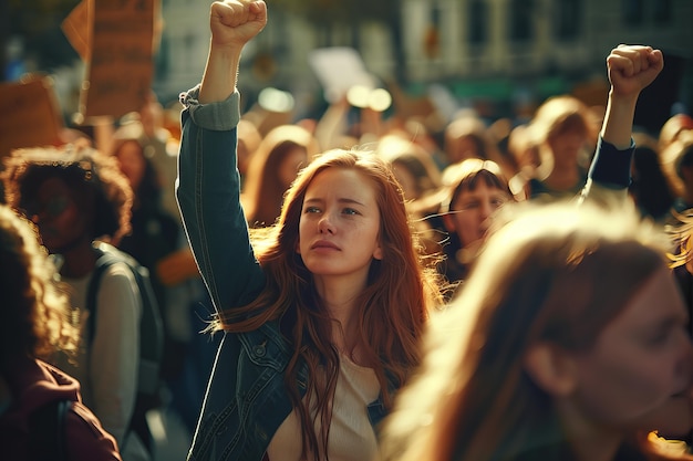 Free photo 8m women strike movement