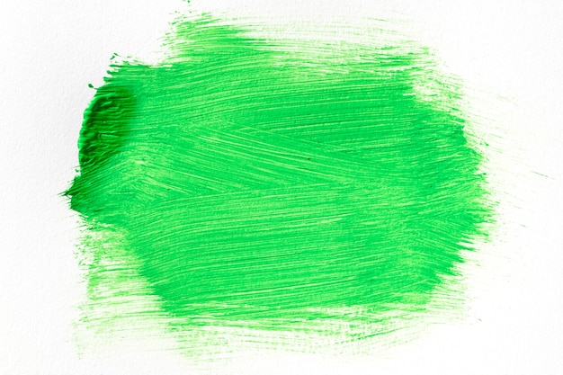 Free photo abstract art green paint stain