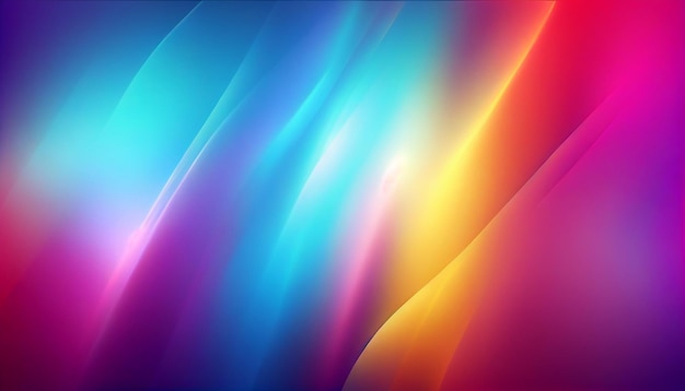 Abstract backdrop with vibrant multicolored shapes and patterns generated by AI