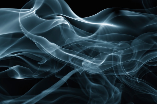 Free photo abstract background, blue smoke texture cinematic design