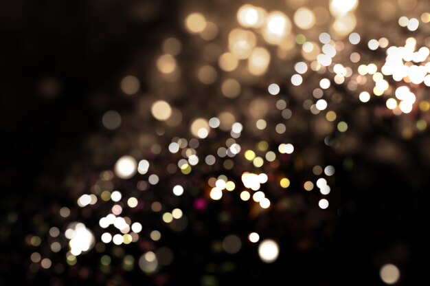 Abstract background of bokeh lights