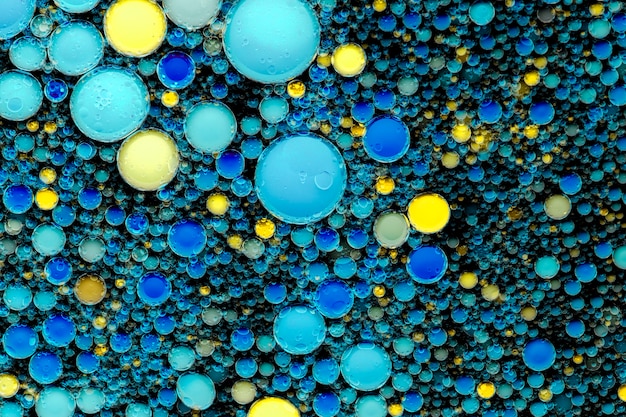 Free Photo abstract background colorful oil bubble in water wallpaper