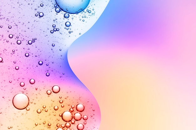 Free Photo abstract background gradient oil bubble in water wallpaper