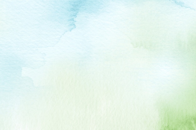 Abstract background illustration in watercolor blue and green