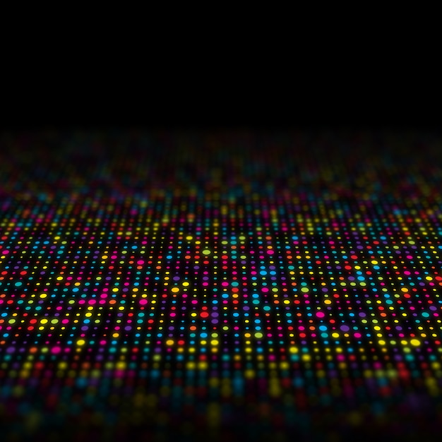 Free photo abstract background of multi coloured techno dots