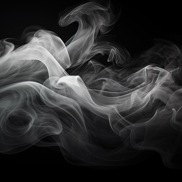 Abstract background with wispy smoke design