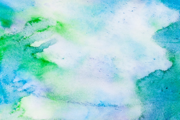 Free Photo abstract blue and green watercolor background