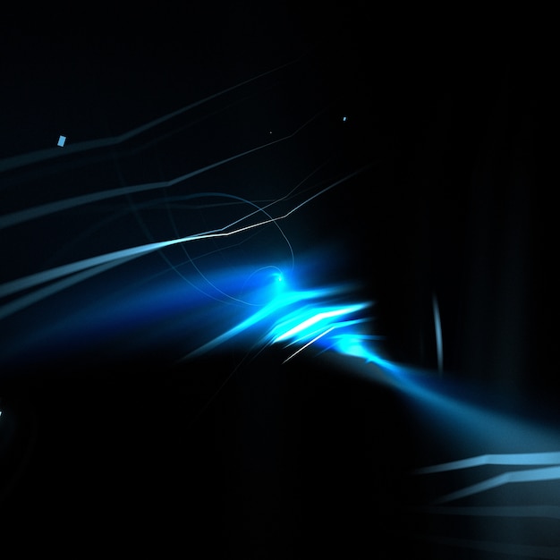 Abstract blue light