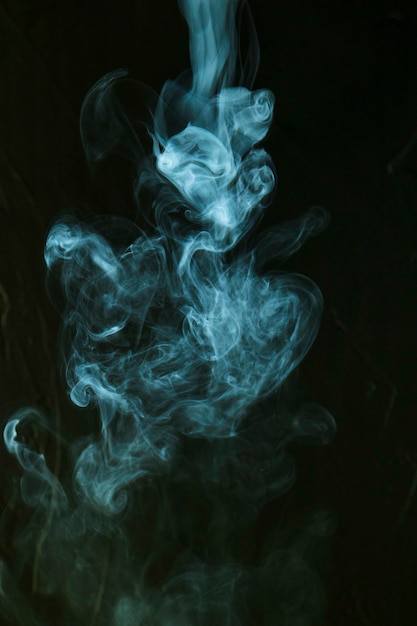 Abstract blue smoke textured background