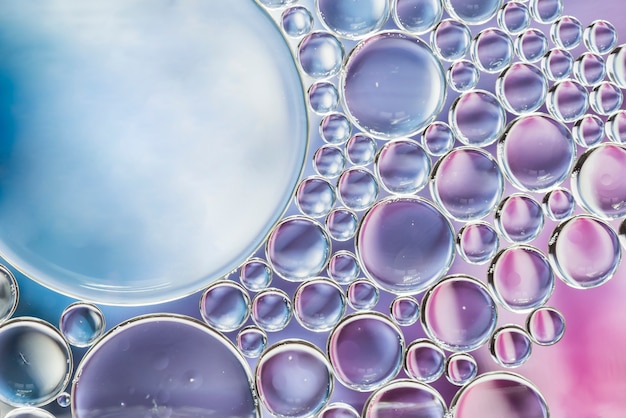 Free Photo abstract blue, violet and purple bubbles texture