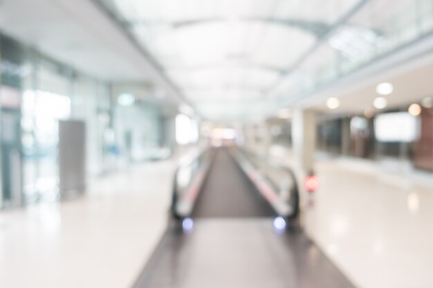 Abstract blur airport interior