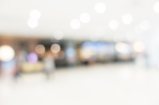 Free photo abstract blur and bokeh shopping mall and retails store