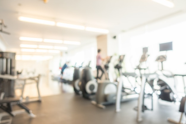 Free Photo abstract blur gym and fitness