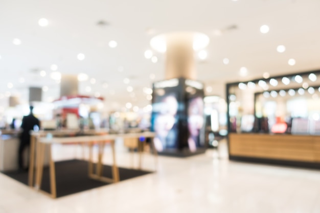 Free Photo abstract blur shopping mall interior