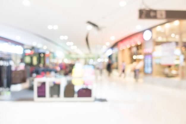 Free photo abstract blur shopping mall