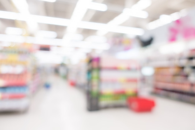 Free photo abstract blur supermarket