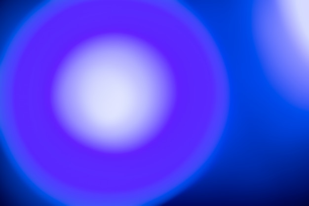 Abstract blurred background with blue lights