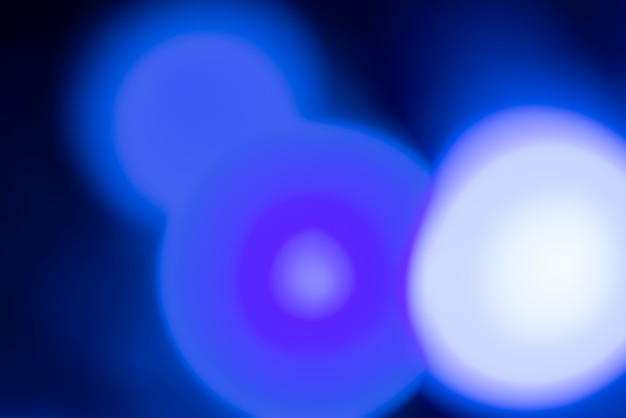 Abstract blurred background with blue lights