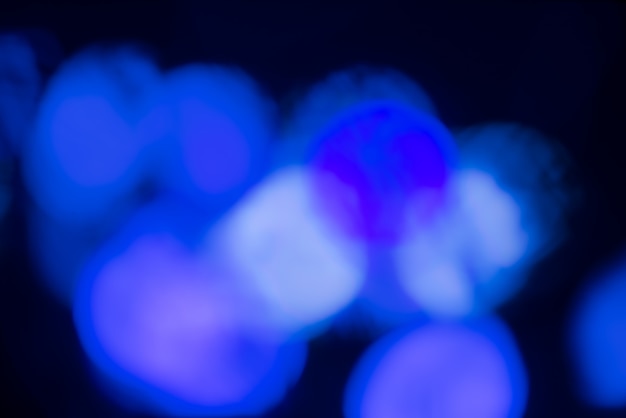 Free photo abstract blurred background with blue lights